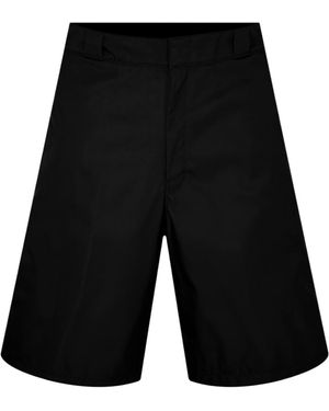 Prada Re-Nylon Bermuda Shorts - Black
