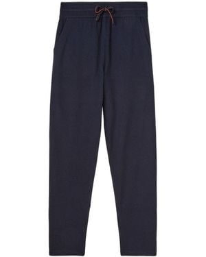 Loro Piana Drawstring Knitted Trousers - Blue