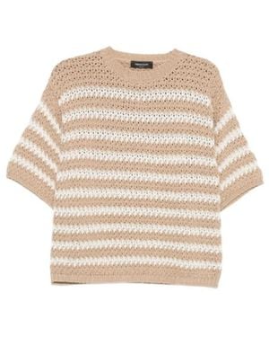Fabiana Filippi Striped T-Shirt - Natural