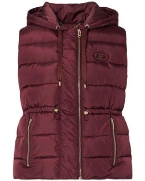 Liu Jo Short Padded Nylon Jacket - Purple