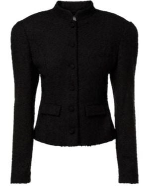 Magda Butrym Bouclé Jacket - Black