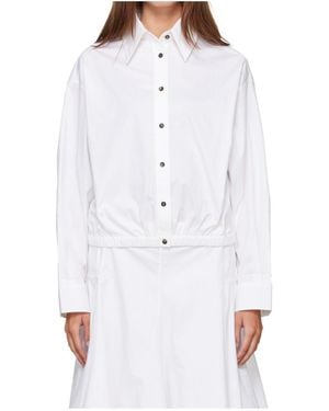 Cordera Bomber Shirt - White