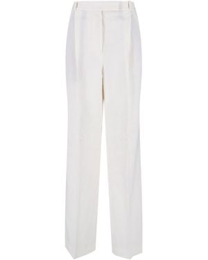 Rohe Belt Loop Casual Trousers - White