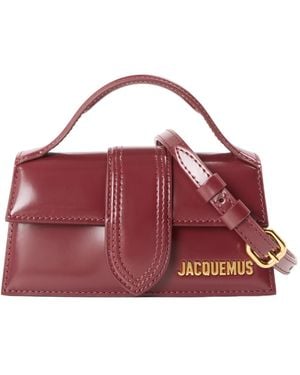 Jacquemus Plain Leather Le Bambino Crossbody Bag - Red