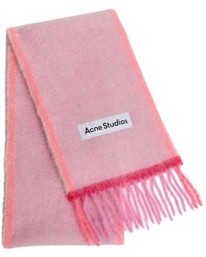 Acne Studios East West Medium Leather Shoulder Bag - Pink