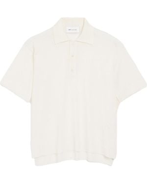 Ami Paris Ami Ami De Coeur Short-Sleeved Polo Shirt - White