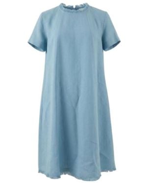 Antonelli Short-Sleeve Dress - Blue