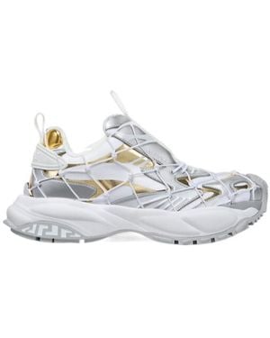 Versace Mercury M_Vs_03 Panelled Trainers - White