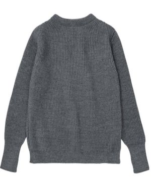 Andersen-Andersen Round Neck Sweater - Gray