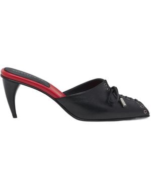 McQueen Lace-Up Open-Toe Sandals - Multicolor