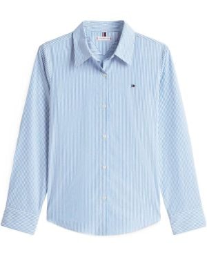 Tommy Hilfiger Regular Fit Poplin Shirt - Blue