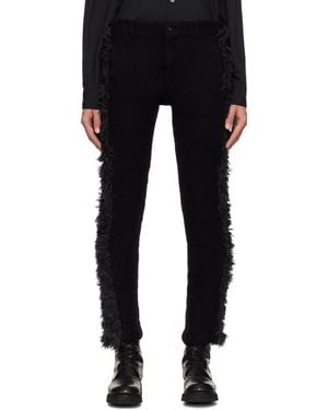 Comme des Garçons Belt Loops Slacks - Black