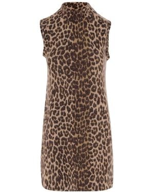 Celine Mini Dress - Brown