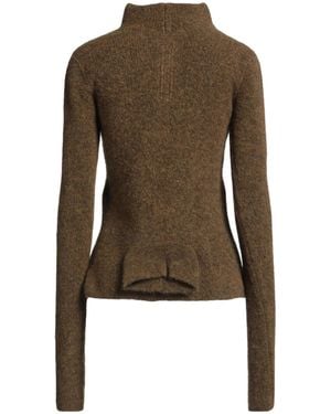 Rick Owens Solid Color Knit Top - Green