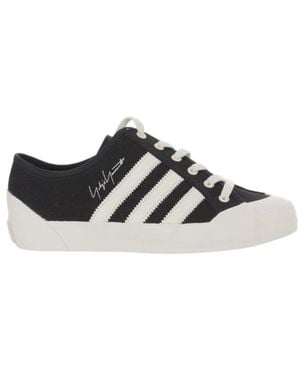 Y-3 Black Fabric Low Top Trainers - Eu43/us10