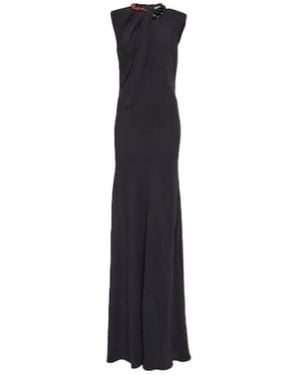 Stella McCartney Chain-Trimmed Gown - Blue