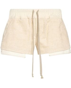 Rick Owens Shorts Bermuda - Natural