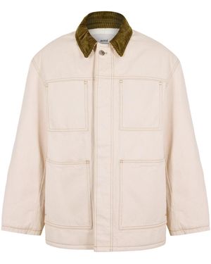 Ami Paris Workwear Jacket - Natural