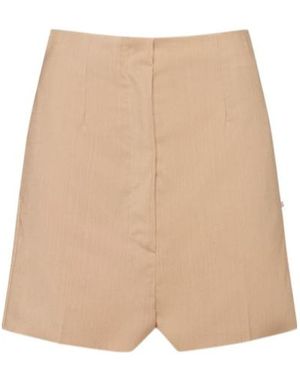 Sportmax Pocket Shorts - Natural