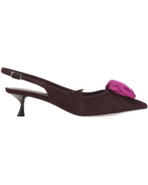 Roger Vivier Pointed-Toe High-Heeled Sandals - Brown