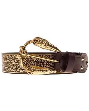 Etro Engraved Buckle Belt - Multicolor