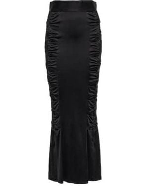 Galvan London Vertebrae Cutout Midi Skirt - Black