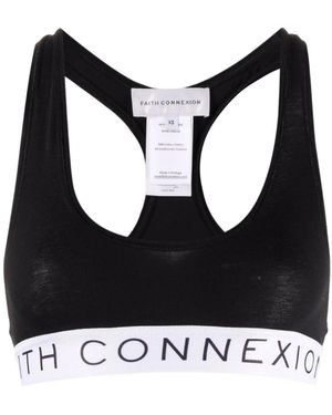 Faith Connexion Logo-Tape Racerback Vest - Black