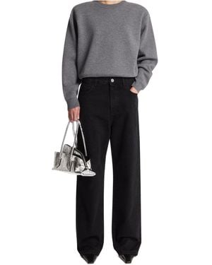 Rohe Wide-Leg Jeans - Grey
