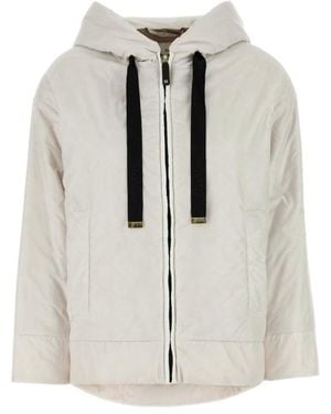 Max Mara The Cube Daria Zip-Up Hooded Jacket - Grey