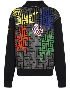 Balmain X Pok É Mon Co-Branded Logo Vest - Green