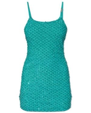 Versace Jeans Couture Couture Mini Dress With Embellishments - Green