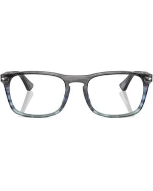 Persol Square-Frame Glasses - Metallic
