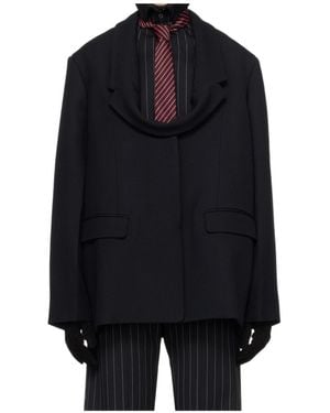 Jean Paul Gaultier Long-Sleeved Jacket - Blue