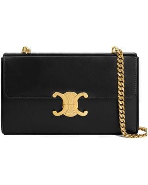 Celine Chain Besace Talulah in Black | Lyst