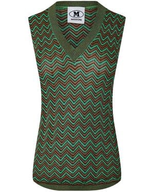 Missoni Zag Tank Top - Green