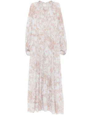 forte_forte Long-Sleeved Dress - White