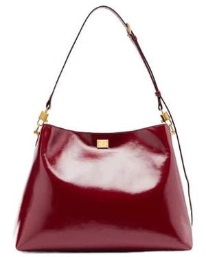 Dolce & Gabbana Leather Tote Bag - Red