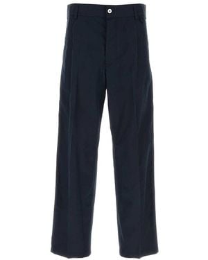 Bottega Veneta Navy Blue Cotton Pant