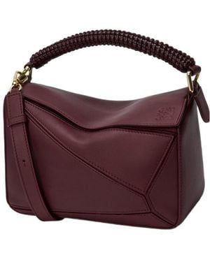 Loewe Small Puzzle Bag - Purple