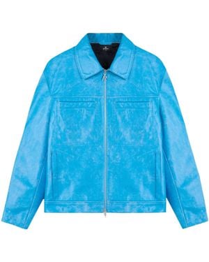 Represent Leather Jacket - Blue