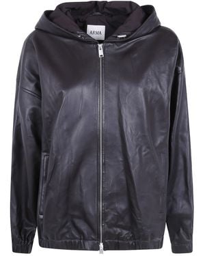 Arma 'Guisy' Lamb Easy Jacket - Black