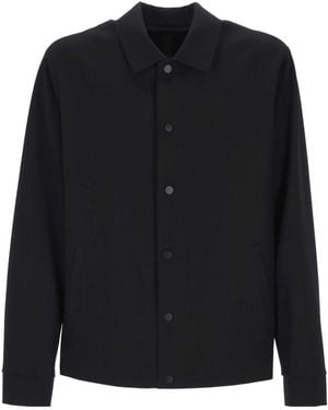 Harris Wharf London Snap-Front Jacket - Black