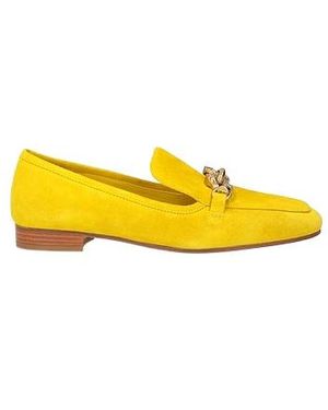 Tory Burch Genuine Leather Loafers - Yellow