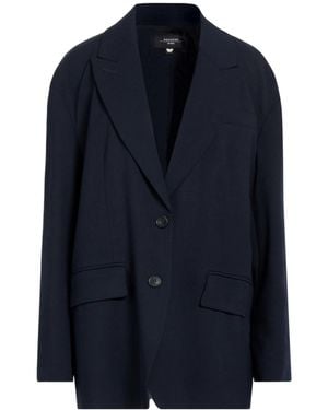 Weekend by Maxmara Minimalist Singlebreasted Blazer - Blue