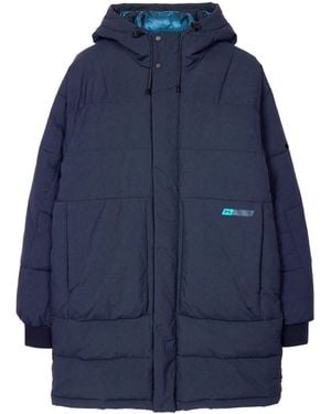 Paul Smith Lightweight Midlength Down Jacket - Blue