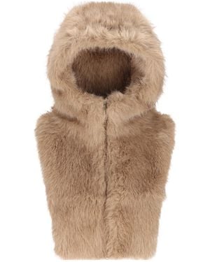 Herno Hooded Vest - Natural