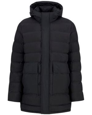 Barbour Long-Sleeved Hooded Cotton Jacket - Black