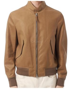 Tom Ford Logo-Embroidered Jacket - Brown