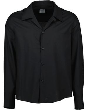 Courreges Courrges Ac Button-Up Shirt - Black