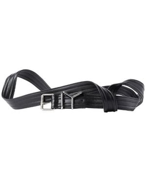 Y. Project Logo Y Belt - White